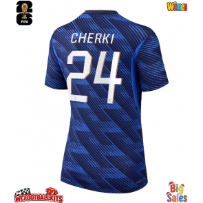 France Rayan Cherki #24 Replica Home Stadium Shirt for Women World Cup 2026 Short Sleeve